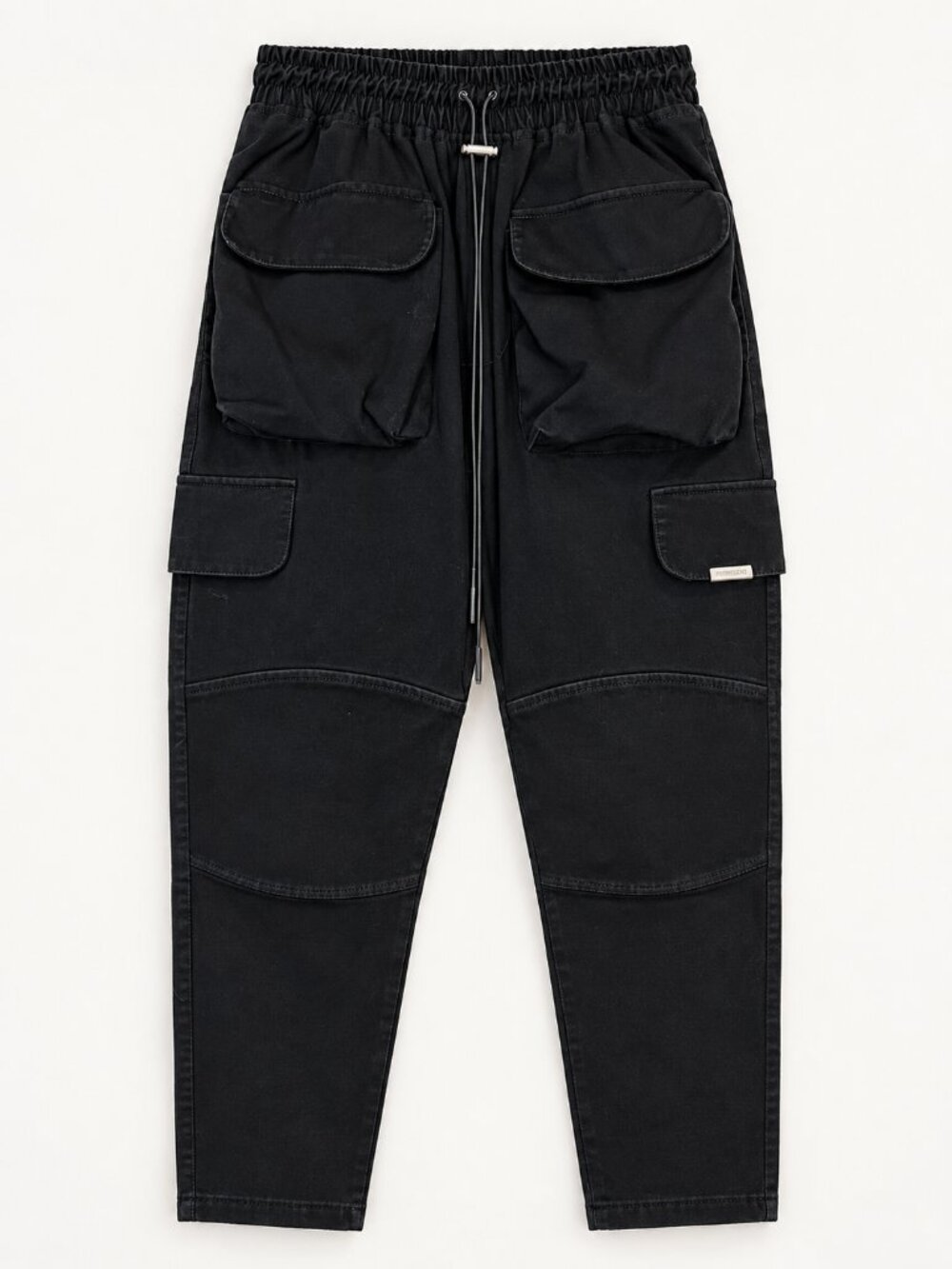 Black Cargo Pants Utility Streetwear Small